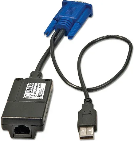 Lindy 39634 cable divisor y combinador Negro, Azul