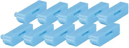 Lindy 40325 bloqueador de puerto DisplayPort Azul Acrilonitrilo butadieno estireno (ABS) 10 pieza(s)