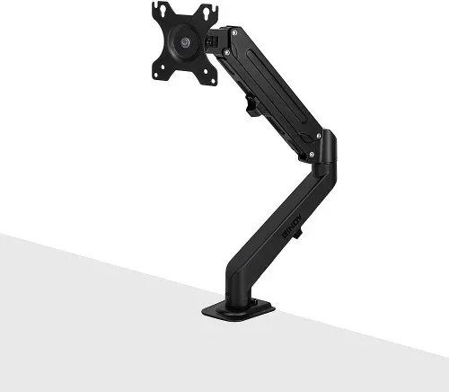Lindy 40707 soporte para monitor 68,6 cm (27") Escritorio Negro