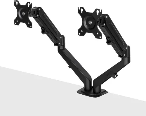 Lindy 40708 soporte para monitor 68,6 cm (27") Escritorio Negro