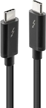 Lindy 41556 cable Thunderbolt 1 m 20 Gbit/s Negro