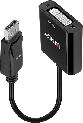 Lindy 41734 adaptador de cable de vídeo Negro