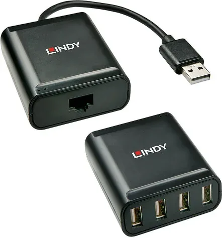 Lindy 42679 hub de interfaz USB 2.0 Negro