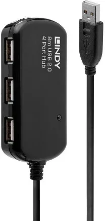 Lindy 42781 hub de interfaz 480 Mbit/s