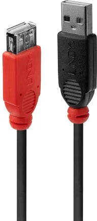 Lindy 42817 cable USB USB 2.0 5 m USB A Negro