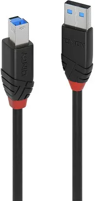 Lindy 43227 cable USB USB 3.2 Gen 1 (3.1 Gen 1) 10 m USB A USB B Negro