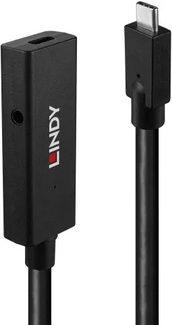 Lindy 43364 cable USB USB 3.2 Gen 2 (3.1 Gen 2) 5 m USB C Negro