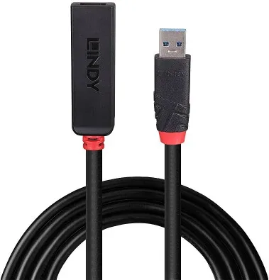 Lindy 43404 hub de interfaz USB 3.2 Gen 1 (3.1 Gen 1) Type-C 5000 Mbit/s Negro
