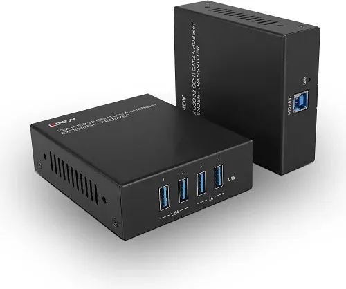 Lindy 43410 extensor KVM Transmisor y receptor
