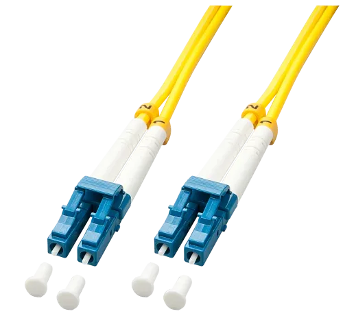 Lindy 47451 Cable de fibra óptica e InfiniBand 2 m LC Amarillo