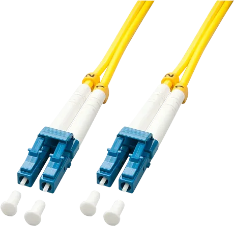 Lindy 47452 Cable de fibra óptica e InfiniBand 3 m LC Amarillo