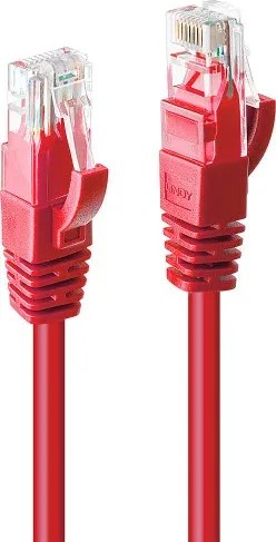 Lindy 48031 cable de red Rojo 0,5 m Cat6 U/UTP (UTP)