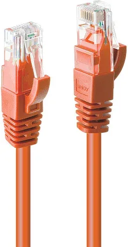 Lindy 48106 cable de red Naranja 0,5 m Cat6 U/UTP (UTP)