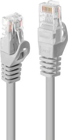 Lindy 48160 cable de red Gris 0,3 m Cat6 U/UTP (UTP)