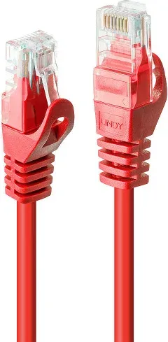 Lindy 48181 cable de red Rojo 0,5 m Cat6 U/UTP (UTP)