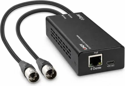 Lindy 70619 convertidor de audio Negro