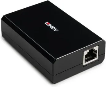 Lindy 73474 divisor de red Energía sobre Ethernet (PoE) Negro