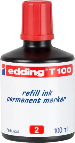 Edding T-100 cartucho de tinta 1 pieza(s) Original Rojo