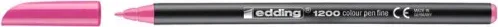 Rotulador Punta Fina 1200 Rosa Edding 1200-09