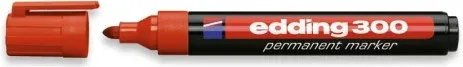 Marcador Permanente Punta Redonda 1.5-3Mm 300 Rojo Edding 300-02