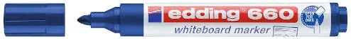 Marcador Pizarra Blanca 660 1,5-3Mm Azul Edding 660-03