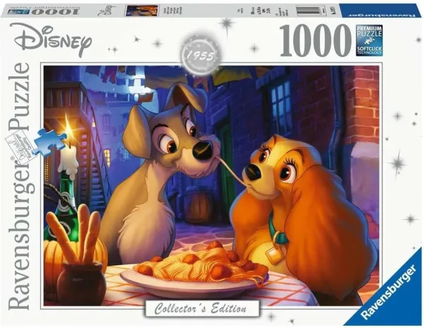 Puzzle ravensburger disney collector's edition -  la dama y el vagabundo 1000 piezas