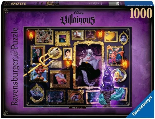 Puzzle ravensburger disney villainous: ursula 1000 piezas