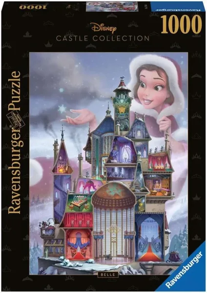 Puzzle ravensburger disney castles -  bella 1000 piezas
