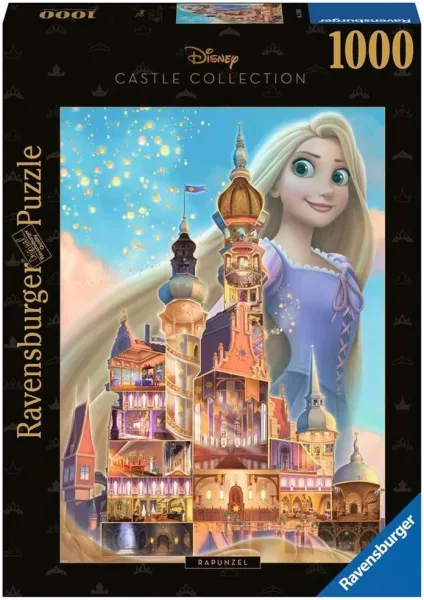 Puzzle ravensburger disney castles -  rapunzel 1000 piezas