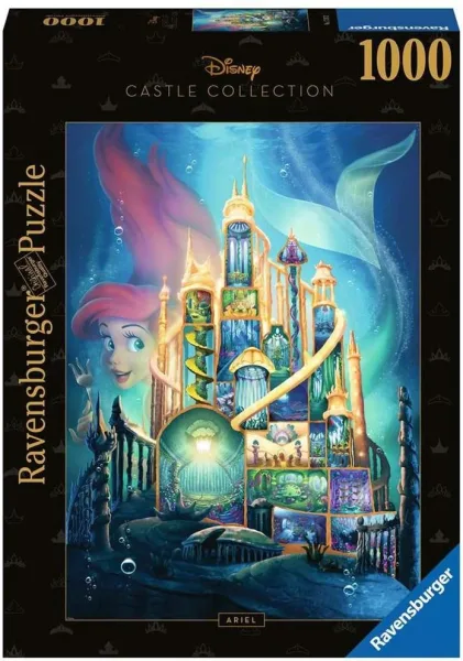 Puzzle ravensburger disney castles -  ariel 1000 piezas