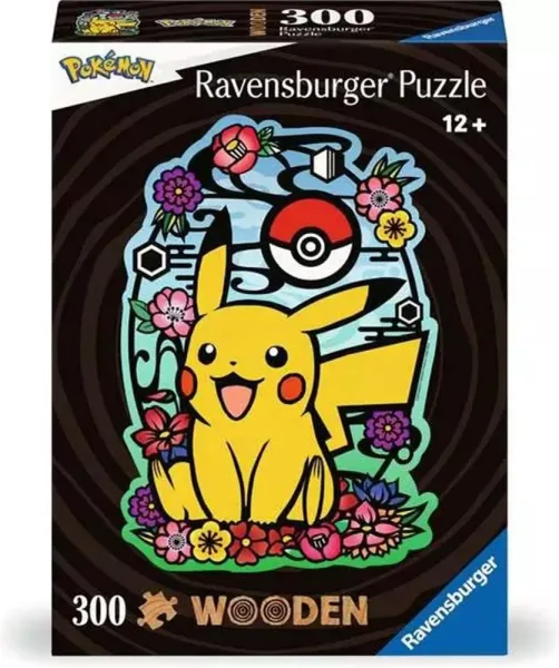 Puzzle de madera ravensburger pokemon pikachu 300 piezas