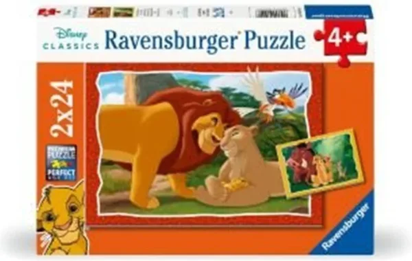 Puzzle ravensburger el rey leon 2x24