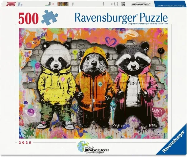 Puzzle amigos peluditos 500 piezas