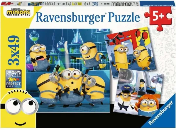 Puzzle ravensburger minions 3x49