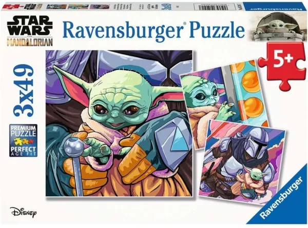 Puzzle ravensburger the mandalorian: baby yoda 3x49