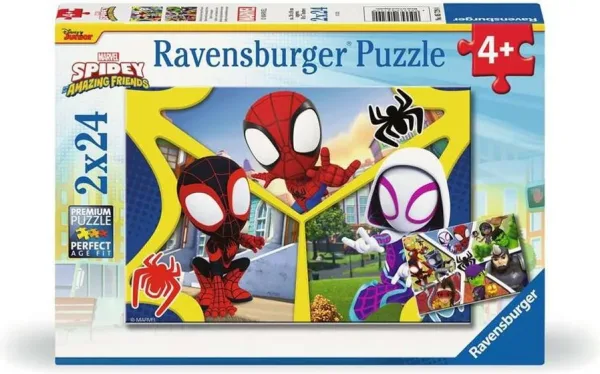 Puzzle ravensburger spidey 2x24