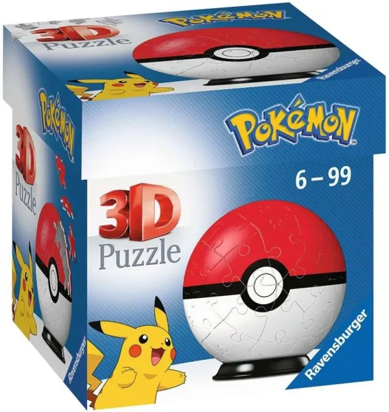 Puzzle 3d ravensburger pokemon pokeball classic