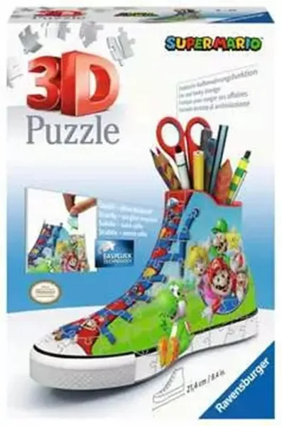 Puzzle 3d ravensburger sneaker -  super mario