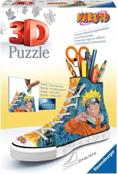 Puzzle 3d ravensburger sneaker -  naruto