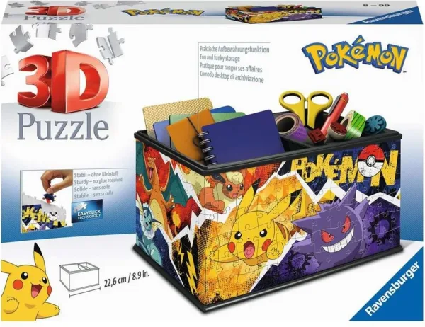 Puzzle 3d ravensburger storage box -  pokemon