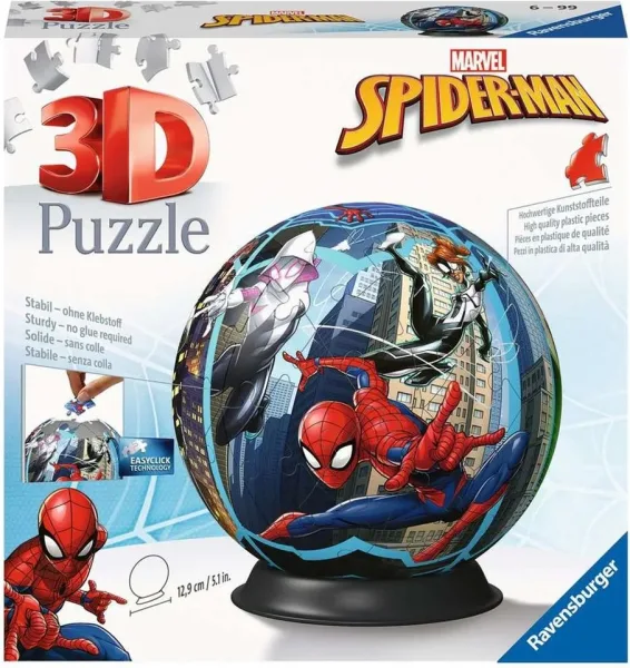 Puzzle 3d ravensburger puzzle ball spiderman