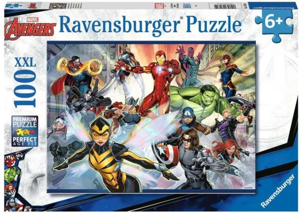 Puzzle ravensburger avengers 6+ 100 piezas