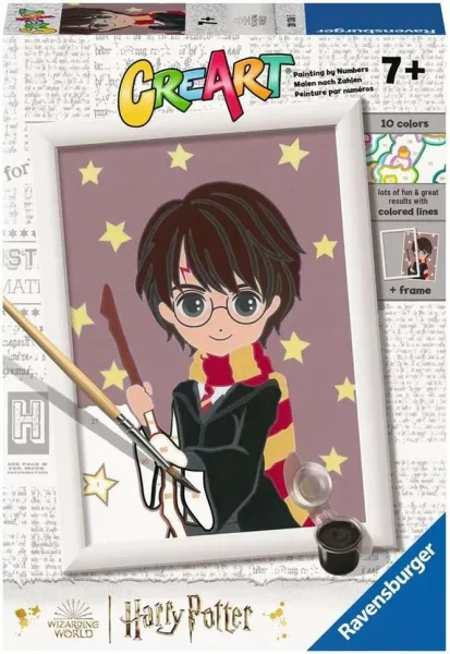 Kit para pintar con números ravensburger creart serie e harry potter: harry