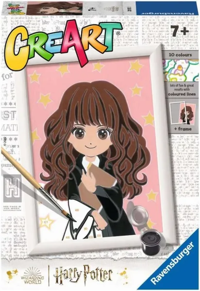 Kit para pintar con números ravensburger creart serie e harry potter: hermione