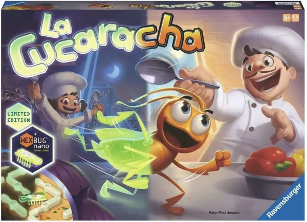 Juego de mesa la cucaracha 10º ed. glow in the dark