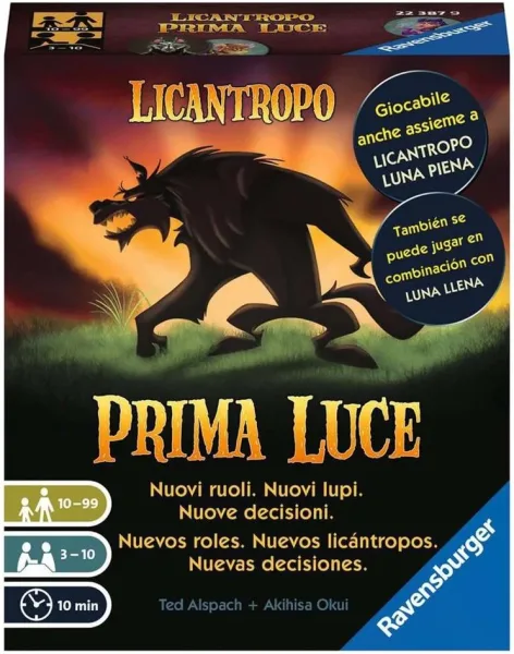 Juego de mesa ravensburger licantropo prima luce
