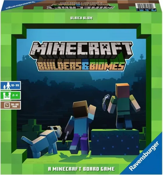 Juego de mesa ravensburger minecraft builders & biomes