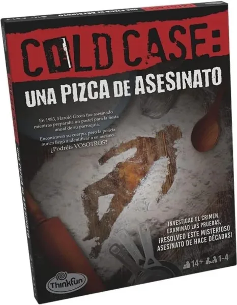 Juego de mesa cold case 1 una pizca de asesinato caso policial