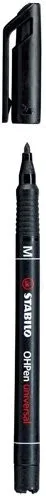 Marcador Permanente Punta Media Ohpen Universal 1Mm. Negro Stabilo 843/46