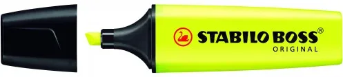 Marcador Fluorescente Boss Original Trazo 2/5Mm. Amarillo Stabilo 70/24